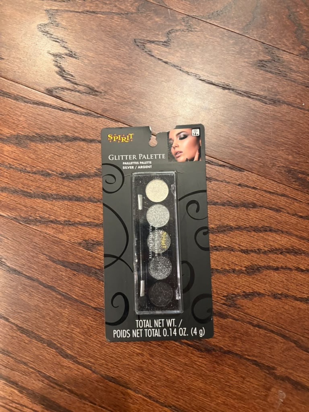 Spirit Silver & Black Glitter Eyeshadow Palette